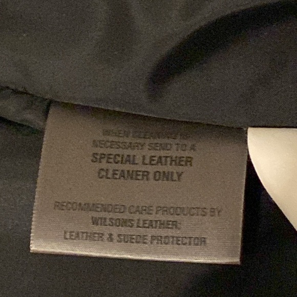 Women’s Wilson Black Leather Zip Up Jacket. EUC Sz. M - Picture 8 of 13